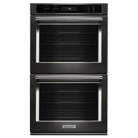 30" 5.0 Cu. Ft. True Convection Double Wall Oven with Glass Touch Control Panel